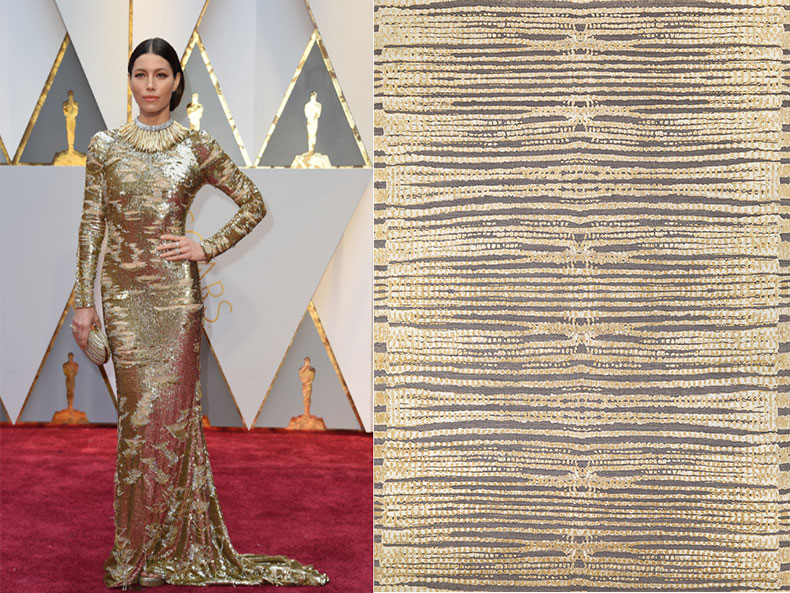 jessica-biel-beaded-mustard