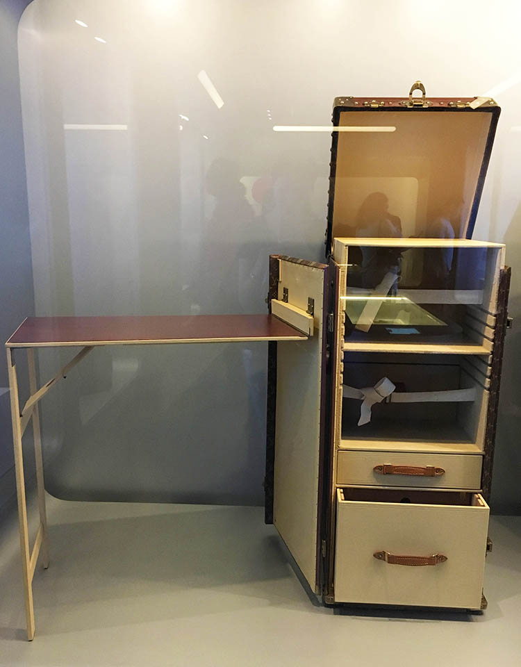 2 Stokowski desk trunk in Monogram canvas, 1964 - Fort Street Studio